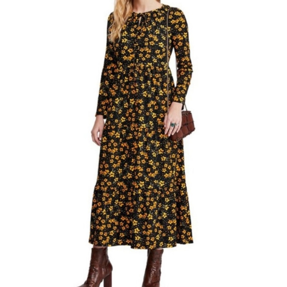 Free people Tears of Joy Tiered prairie dress